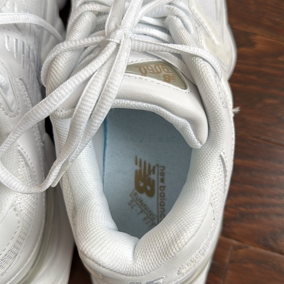 New Balance 9060 Triple White - Picture 6 of 8